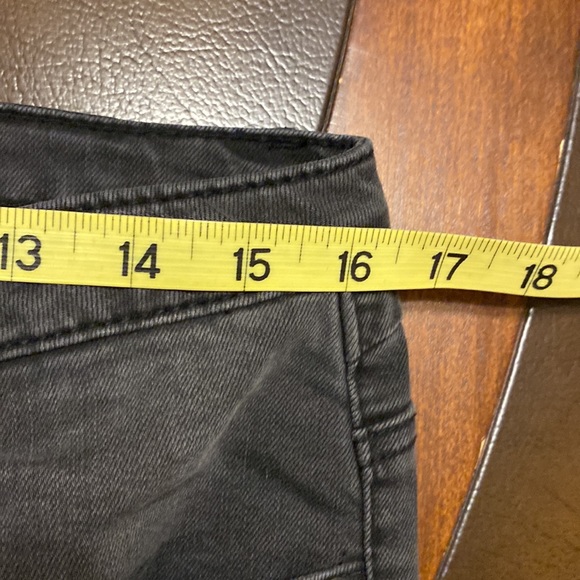 Democracy Hi Rise black skinny jeans with exposed button fly size 10 - Picture 8 of 10